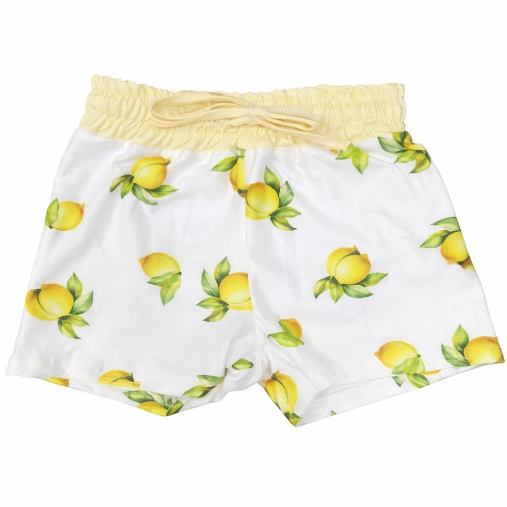 Boys lemon swim shorts