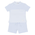 Blues Baby boys blue shorts set BB3063