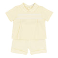 Blues Baby boys lemon smocked shorts set BB2263
