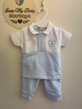 Kleo kids boys blue short sleeved tracksuit