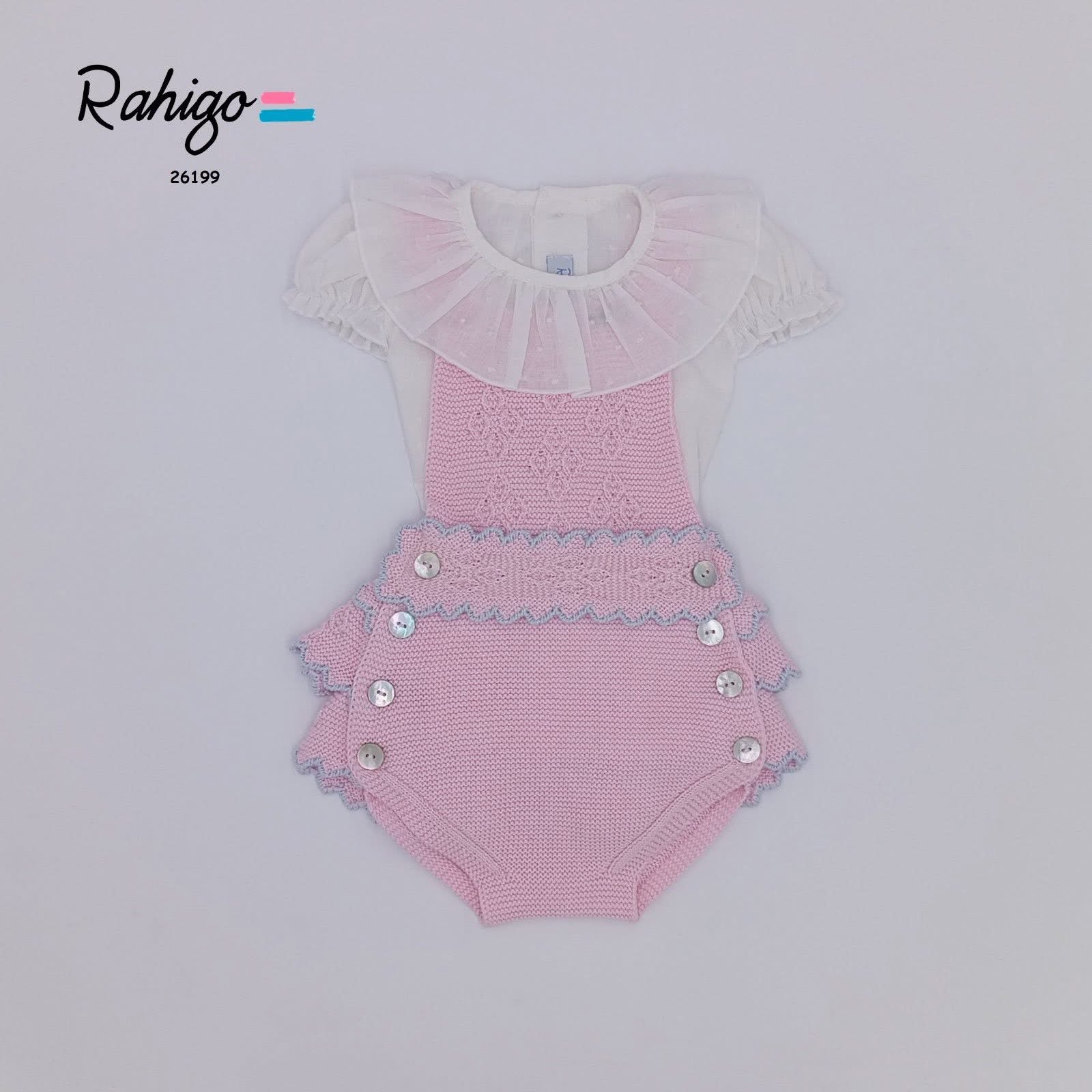 Rahigo baby girls pink romper set 26199