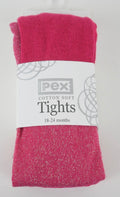 pex baby girls hot pink glitter tights