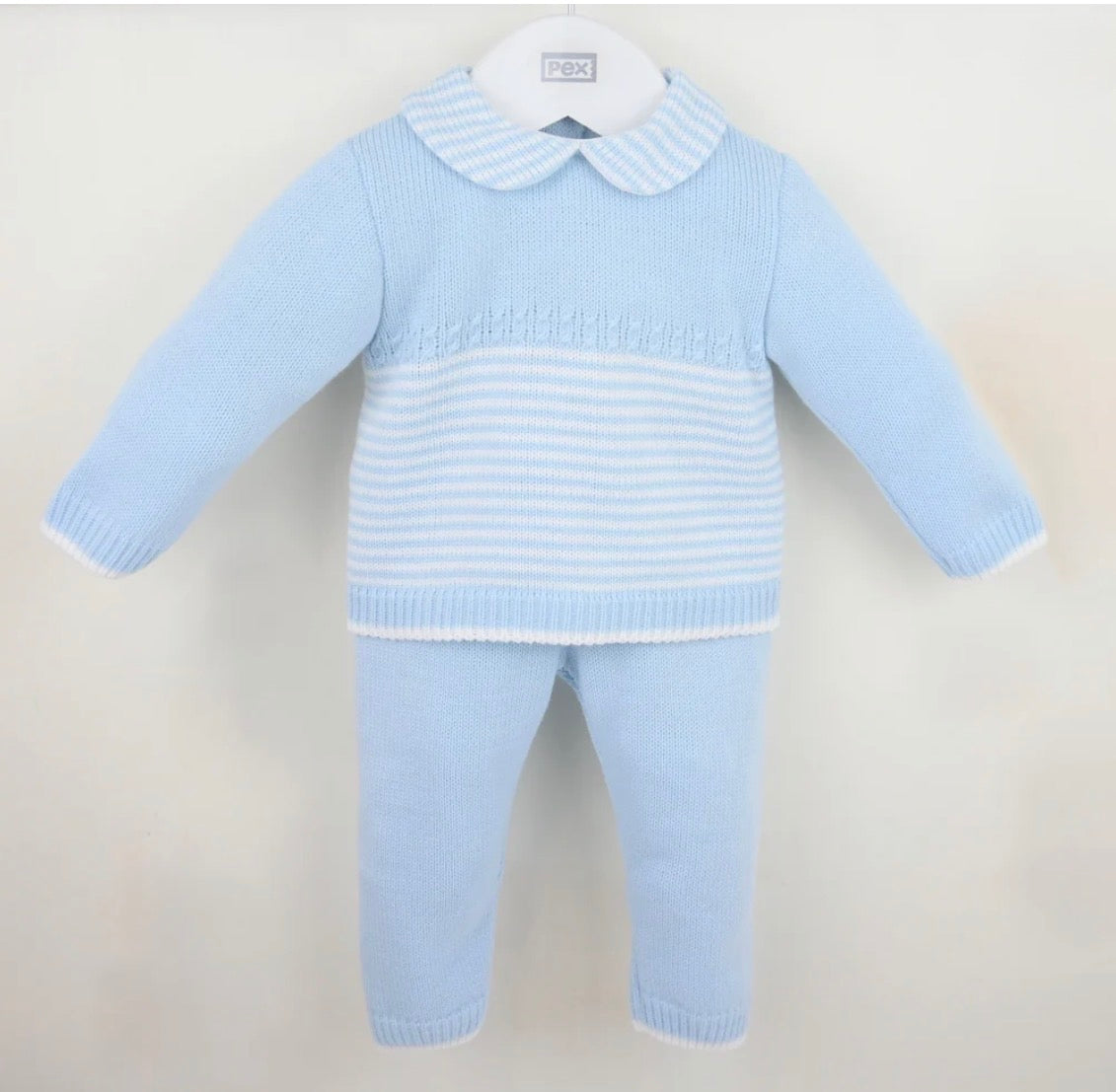 Pex baby boys knitted 2 piece set