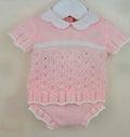 Pex baby girls knitted jam pants set