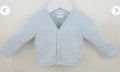 Pex baby boys blue cardigan