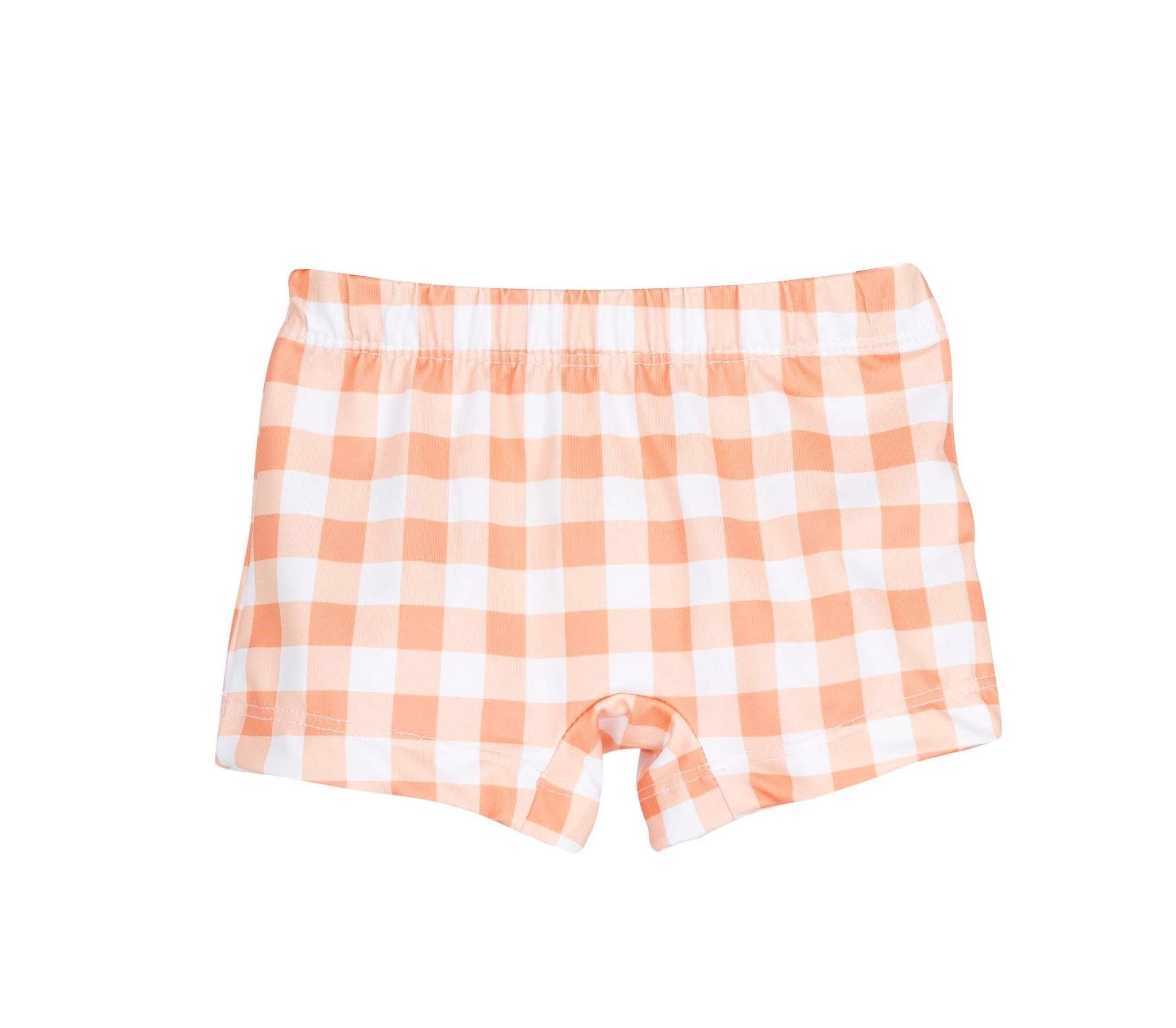 Calamaro orange boys swim shorts 26017