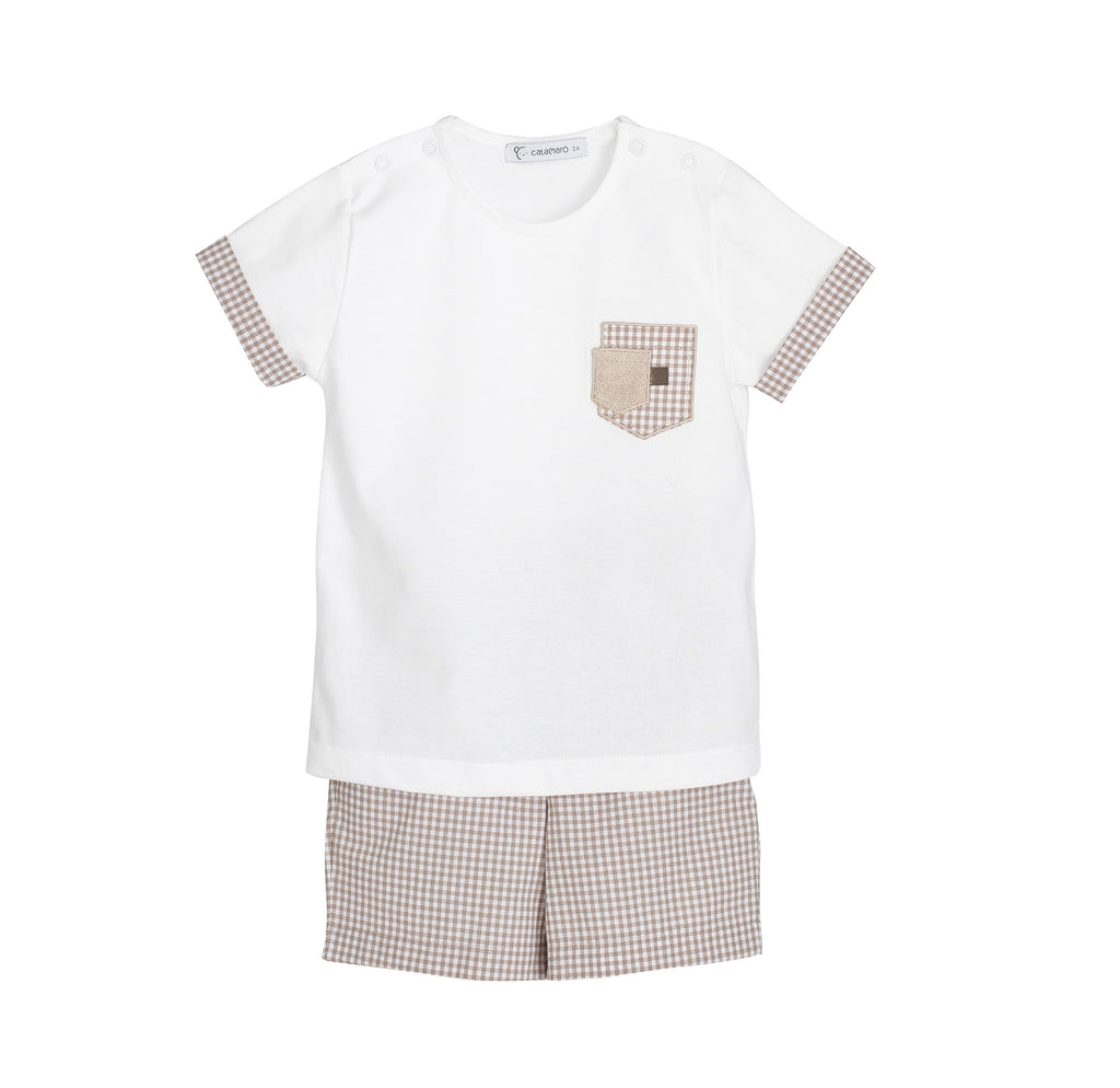 Calamaro older boys shorts set  11288