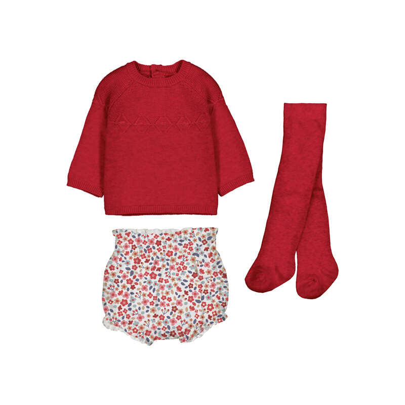 Pre order - Mayoral baby girls 3 piece shorts set 2.264