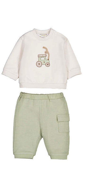 Pre order -  Mayoral baby boys 2 piece tractor set 2.665