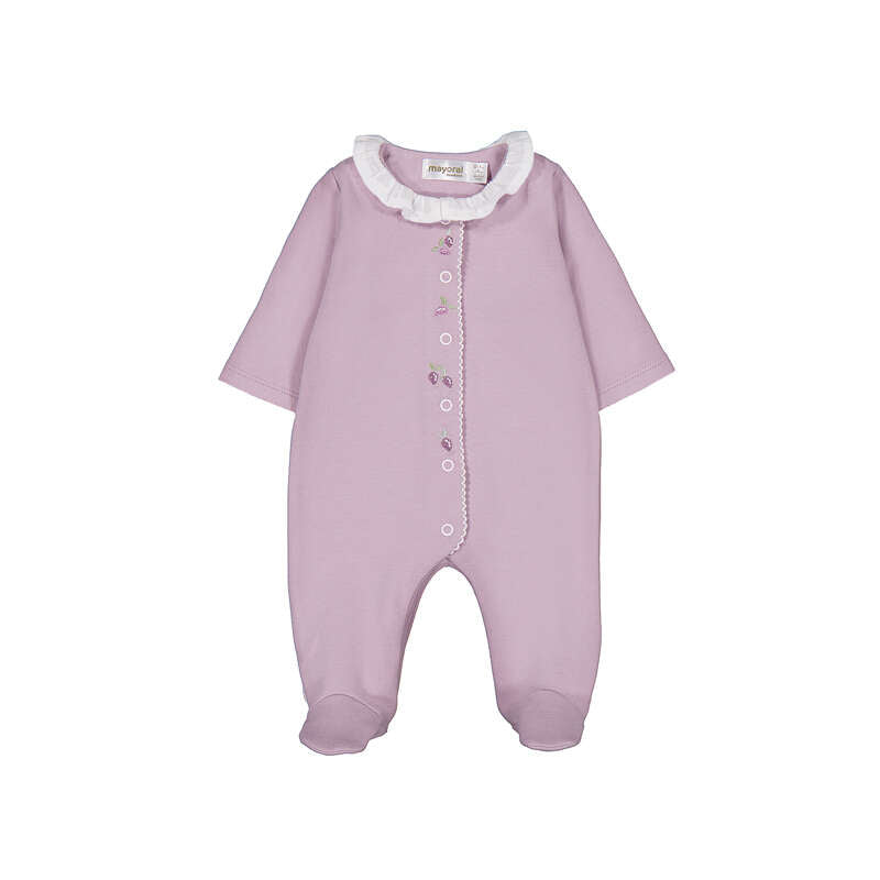 Pre order baby girls lilac babygrow 2.754