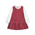 Pre order Mayoral girls tweed  red dress 4.929