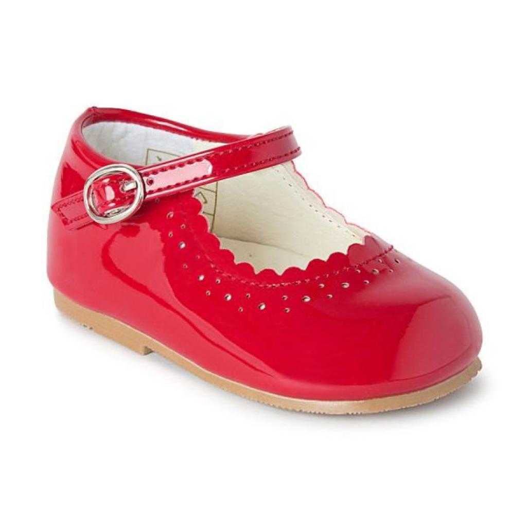 Sevva girls red Mary Jane shoes