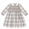 Pre order Sarah louise grey smocked dress 013954