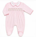 Bella & Bambini smocked girls cherry babygrow