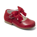 Sevva older girls red patent shoes size 13