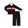 Tartan girls & boys smocked Christmas Pyjamas