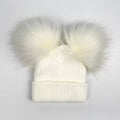 Kleo kids newborn double Pom Pom hat