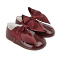 Baypod burgandy soft sole shoes