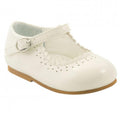 Sevva girls cream Mary Jane shoes