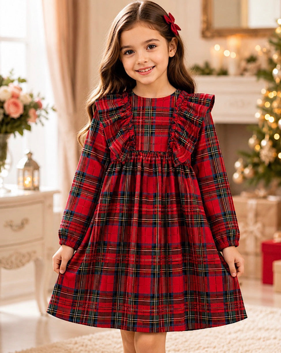 Kcl girls tartan dresses