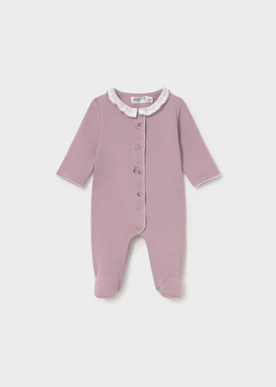 Mayoral baby girls lilac babygrow 2.754