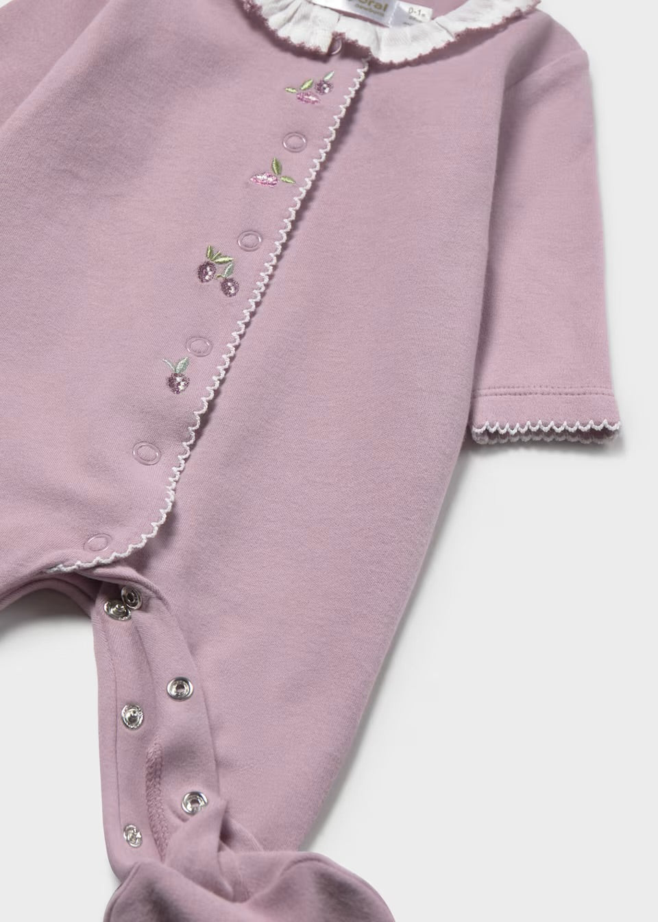 Mayoral baby girls lilac babygrow 2.754