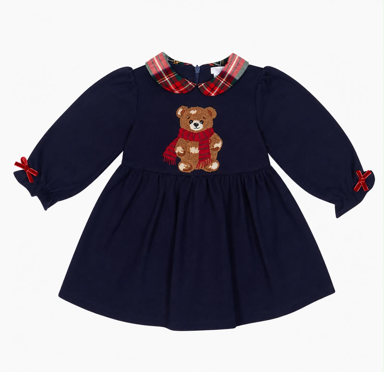 Deolinda navy bear girls  dress 26420