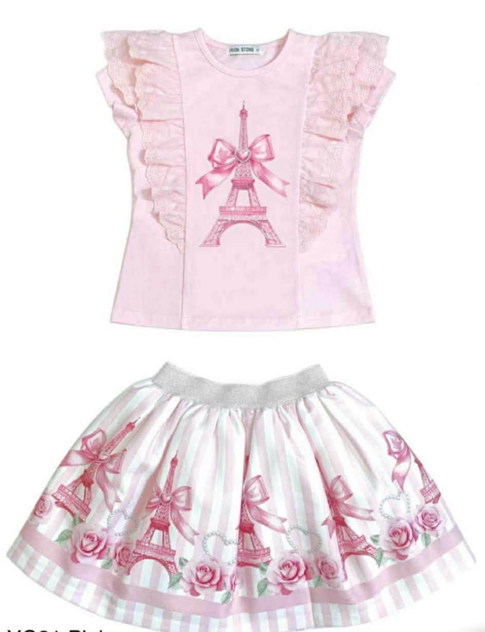 Giorgio Bambini Eiffel Tower girls skirts sets pre order