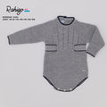 Rahigo  baby boys grey knitted romper