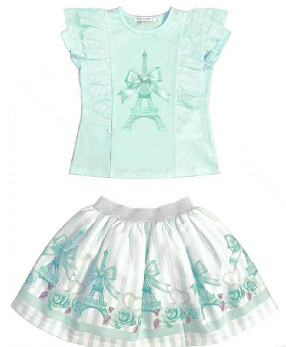 Giorgio Bambini Eiffel Tower girls skirts sets pre order