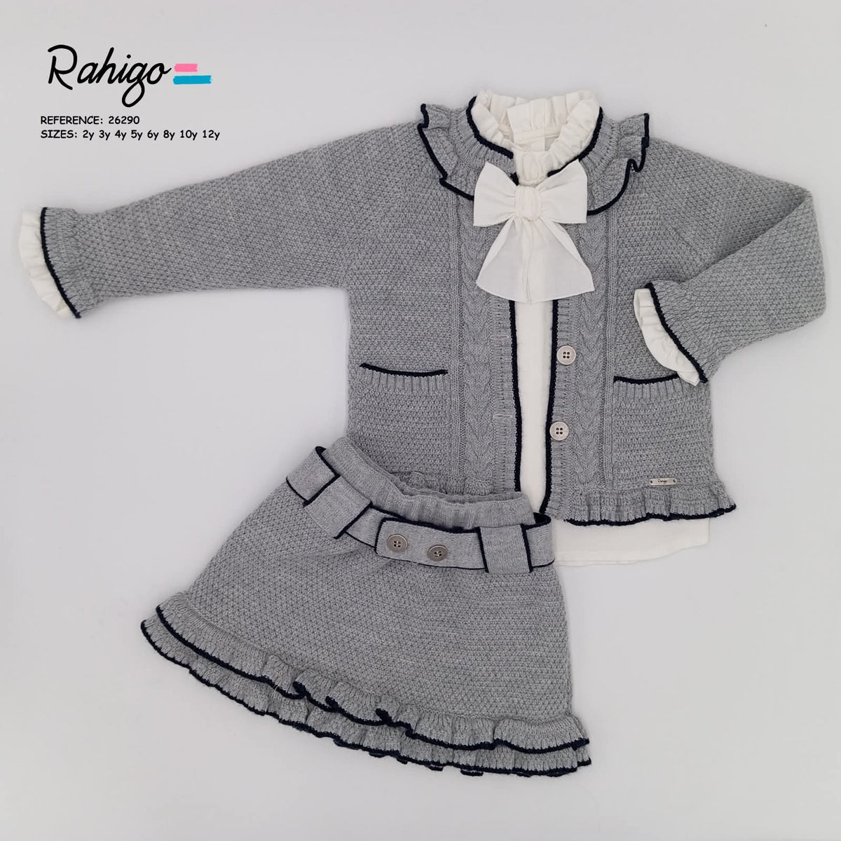 Rahigo older girls 3 piece skirt set