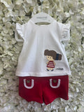 Mayoral baby girls summer shorts set