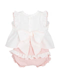 Calamaro baby girls 2 piece bow set -preorder 11277