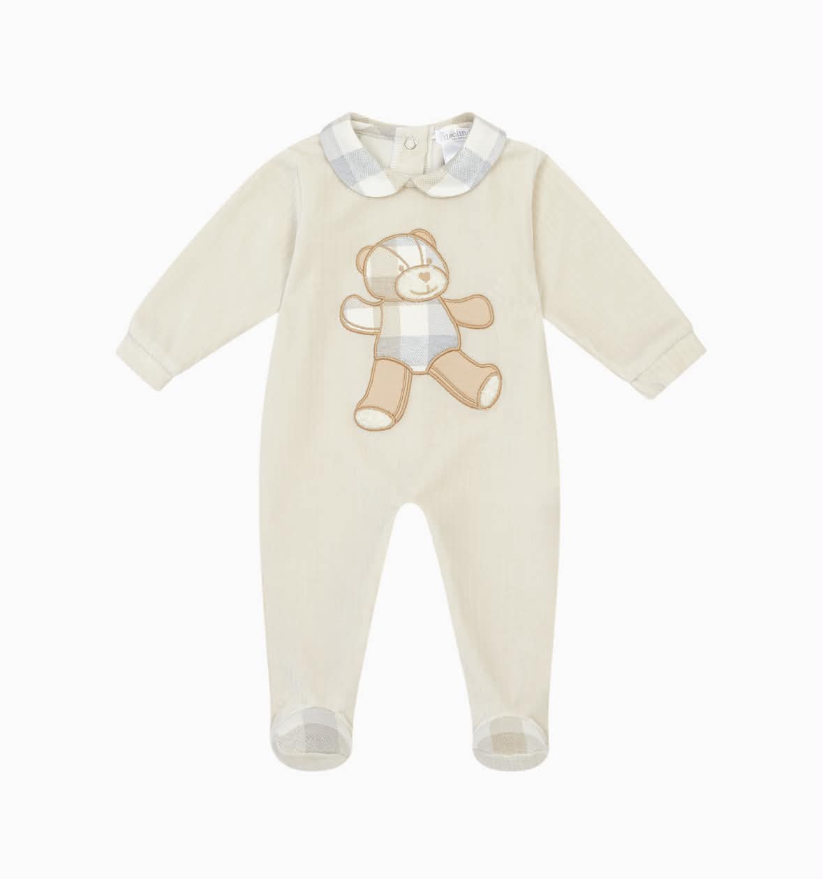 Deolinda beige Teddy babygrow 26108