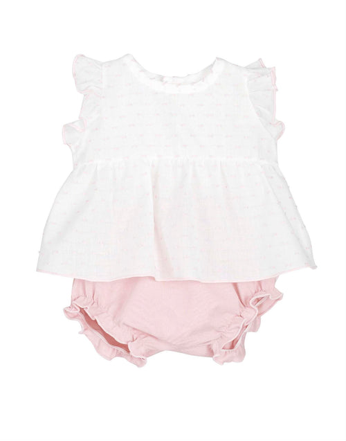 Calamaro baby girls 2 piece bow set 11277