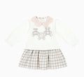 Deolinda baby girls Teddy cheques dress 26411
